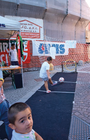 stand allestito dalla gavarnese a nembro festa sport